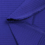 Coton 100% nid d'abeille bleu roi