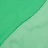 Mousseline 100% soie vert