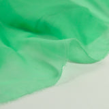 Mousseline 100% soie vert
