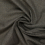 Milano mesh polyester Lurex crossed path beige and black