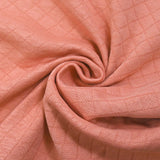 Jersey de coton matelassé Josie saumon