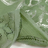 Dentelle polyester bohème kaki