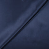 Satin de soie 100% bleu marine
