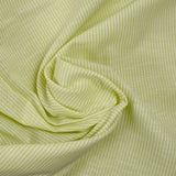 Coton fin tissé-teint rayé 1mm avocat