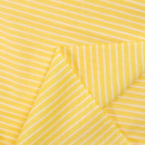 Coton fin tissé-teint rayé 6mm fond citron