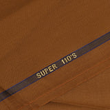 Tissu tailleur 100% laine Super 110's noisette