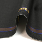 Tissu tailleur 100% laine Super 110's anthracite