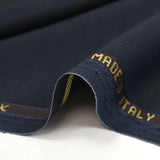 Tissu tailleur 100% laine Super 110's bleu de minuit