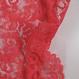 Dentelle festonnée Judith rose corail