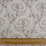 Dentelle festonnée Judith blanc