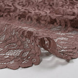 Dentelle festonnée Judith vieux rose