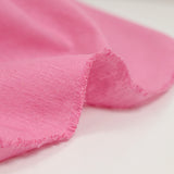 Doupion de soie et coton rose