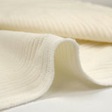 Velours de coton côtelé blanc cassé