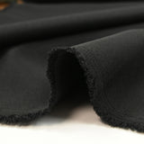 Crepé de sarga de poliviscosa termosellada Barbara negro