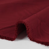 Crêpe de polyester lourd Madeleine bordeaux