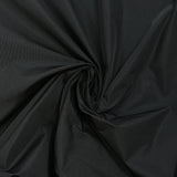 Taffetas polyester noir