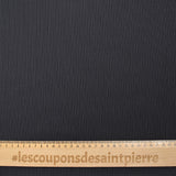 Tissu tailleur flanelle 100% laine Super 120's rayé 3 mm fond bleu marine