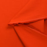 100% cotton canvas in fiery orange