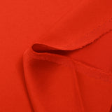 Crêpe satin viscose et acétate orange feu