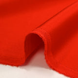 Crêpe satin viscose et acétate orange feu