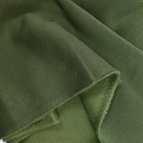 Tissu sweat minkee épais kaki