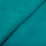 Tissu sweat minkee épais bleu canard