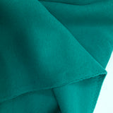 Tissu sweat minkee épais vert foncé