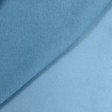 Tissu sweat minkee épais bleu jeans
