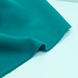 Tissu sweat minkee épais bleu canard