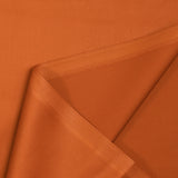 Poplina de algodón de color naranja ardido