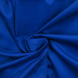Velours côtelé Lina coton 1 mm bleu