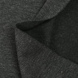 Jersey de polyviscose lourd envers gratté doux anthracite