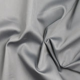 Poplina de algodón satinado gris