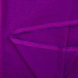 Mousseline 100% soie unie magenta changeant violet