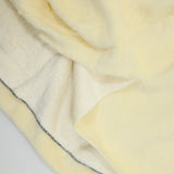 Cream bamboo sponge fabric sold per meter