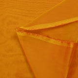 Mousseline 100% soie unie safran changeant rouge