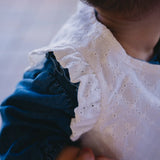 Patron plastron, pull sans manches et bavoir bébé ADÉLAÏDE