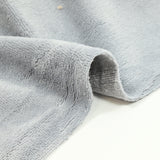 Tissu éponge bambou gris vendu au mètre