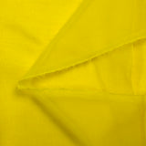 Mousseline de 100% soie unie jaune fluo