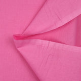 Coton uni rose bonbon