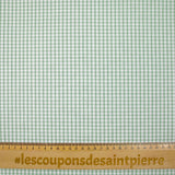 Cotton Vichy 3mm jade green