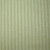 Coton lin rayé Lurex doré fond vert pastel