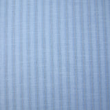 Coton lin rayé Lurex doré fond bleu layette