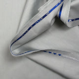 Tissu tailleur en polyester gris clair