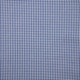 Coton Vichy 3mm bleu roi