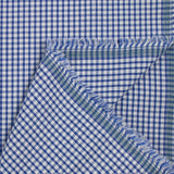 Coton Vichy 3mm bleu roi