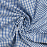 Coton Vichy 3mm bleu clair