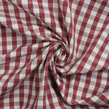Cotton Vichy 9mm Bordeaux