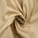Satin de coton élasthanne sable