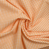 3mm Apricot gingham cotton